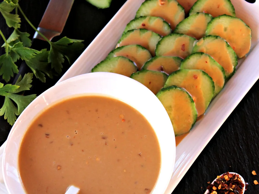 Peanut butter dressing...