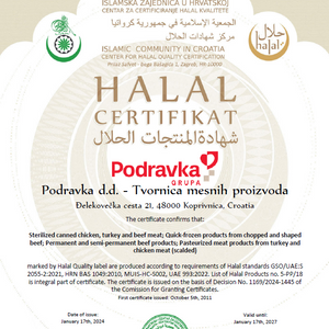 HALAL Meat Products Factory