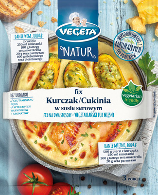 Fix Vegeta Natur Kurczak/Cukinia w sosie serowym