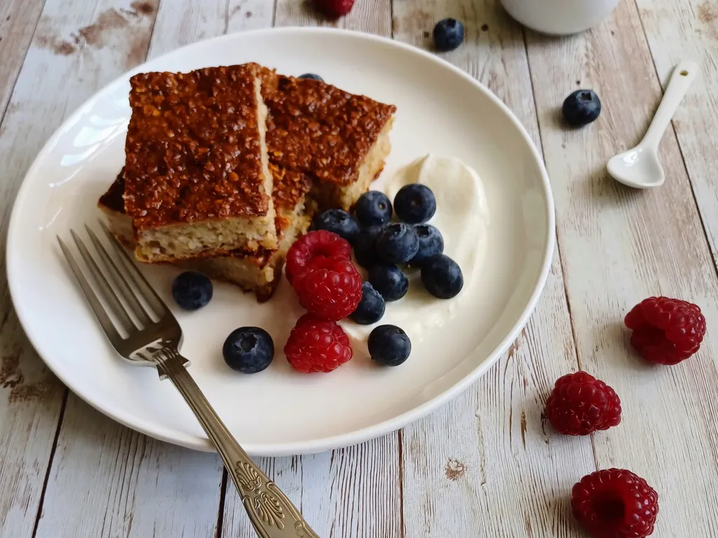 Fudgy Banana Baked Oats