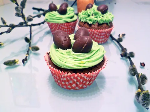 Uskršnji mentol cupcakes