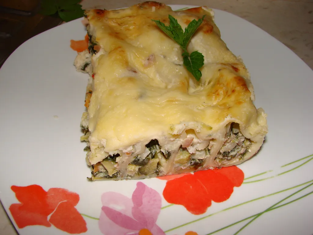 Cannelloni s praškom šunkom i povrćem