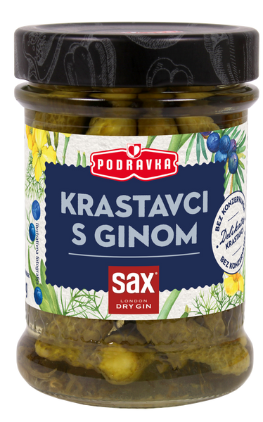 Krastavci s ginom