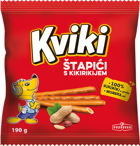 Kviki štapići s kikirikijem