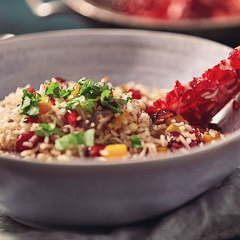 Exotický salát s granátovým jablkem