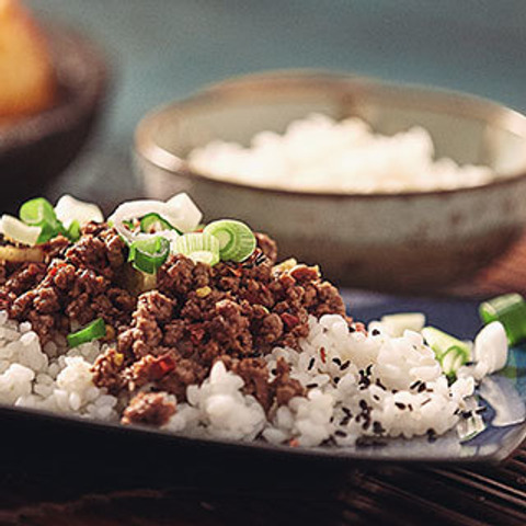 Rychlé korejské hovězí s rýží