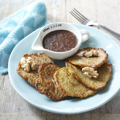 Jáhlové lívance s mrkví a ořechy