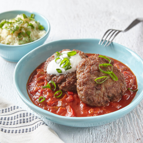 Chilli placky s pikantní omáčkou a koriandrovým kuskusem