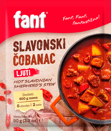 Fant seasoning mix for hot Slavonian shepher's stew