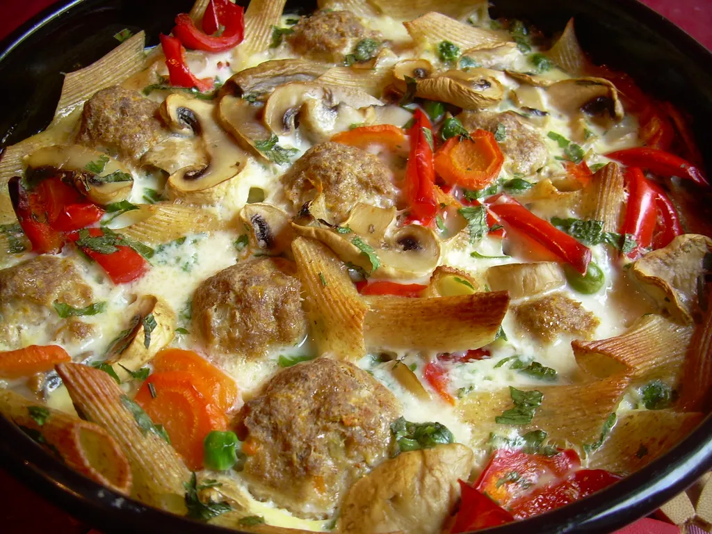 zapecene makarone sa cufticama