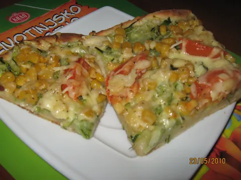 Vege pizza sa tikvicom