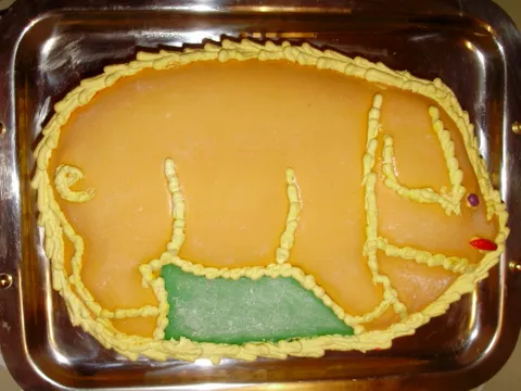 crno bijela torta