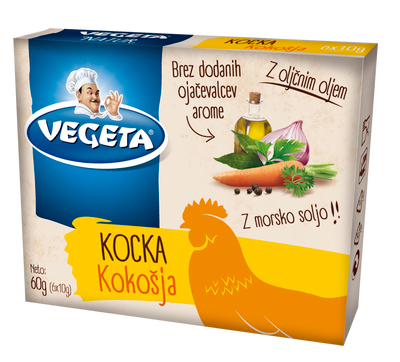 Vegeta NATUR kokošja kocka
