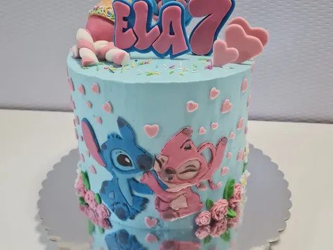 Torta Angel and Stitch