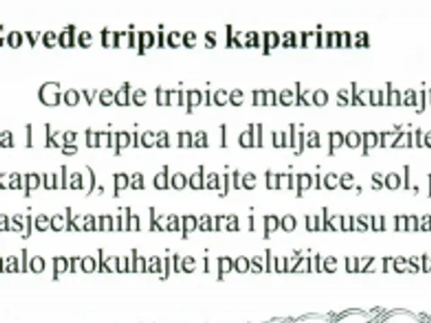 Kapari zacine i tripice