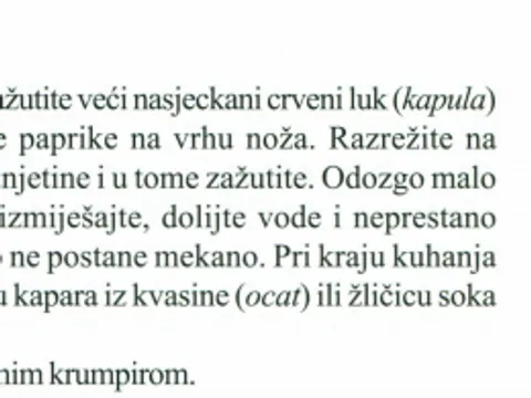 Evo u paprikašu