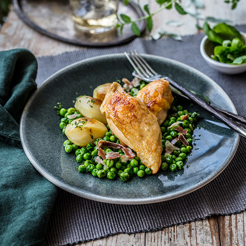 Aromatické kuracie prsia so zeleninou