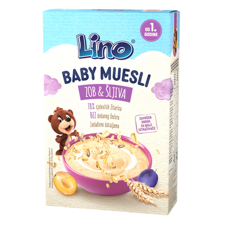 Lino Baby Muesli Oves & Sliva