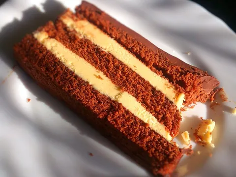 Dugi kolač sa kremom od bijele čokolade