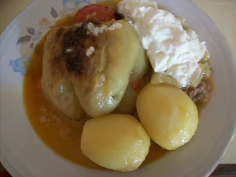 Paprike punjene s tikvicama