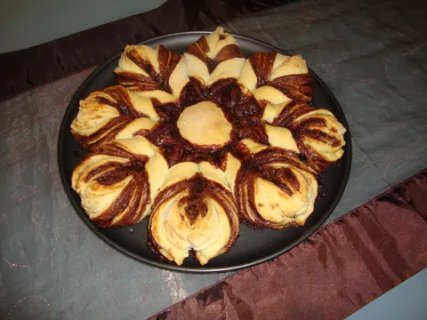 Nutella star bread