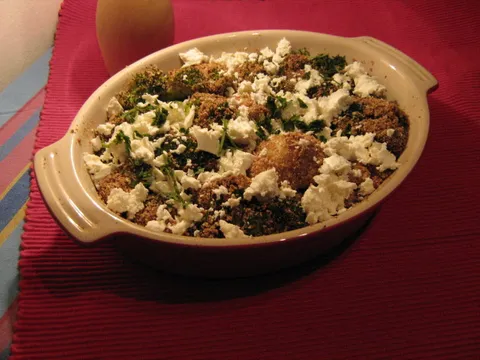 Broccoli i karfiol sa feta sirom