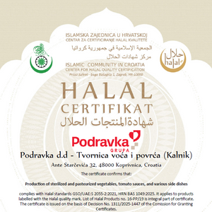 HALAL Fruit and Vegetable Factory (Kalnik)