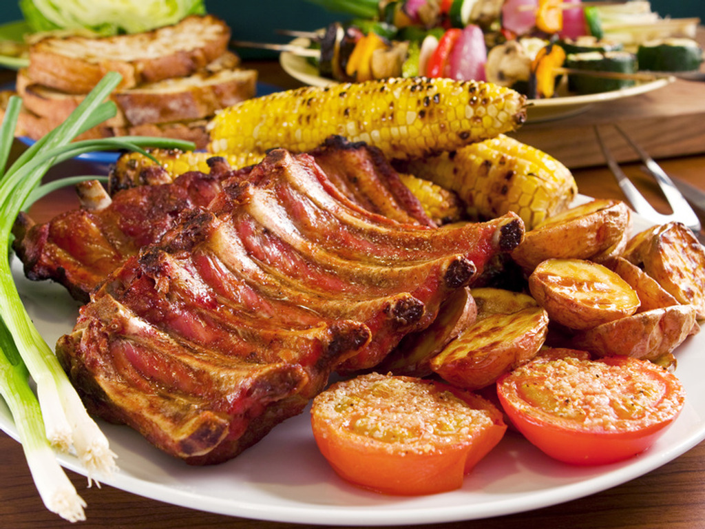 Žebra na grilu