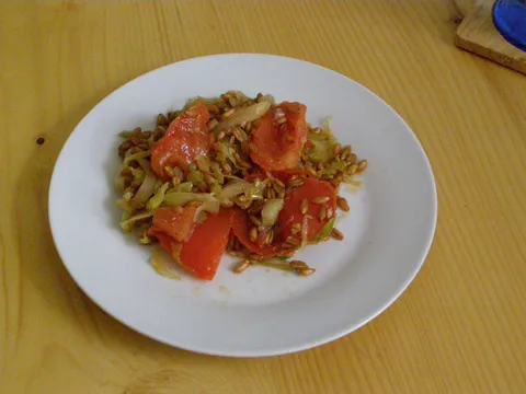 Dinkel (krupnik) s povrćem