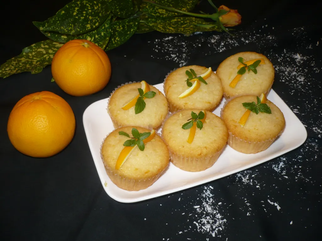 Veganski muffini s kokosom i narančom