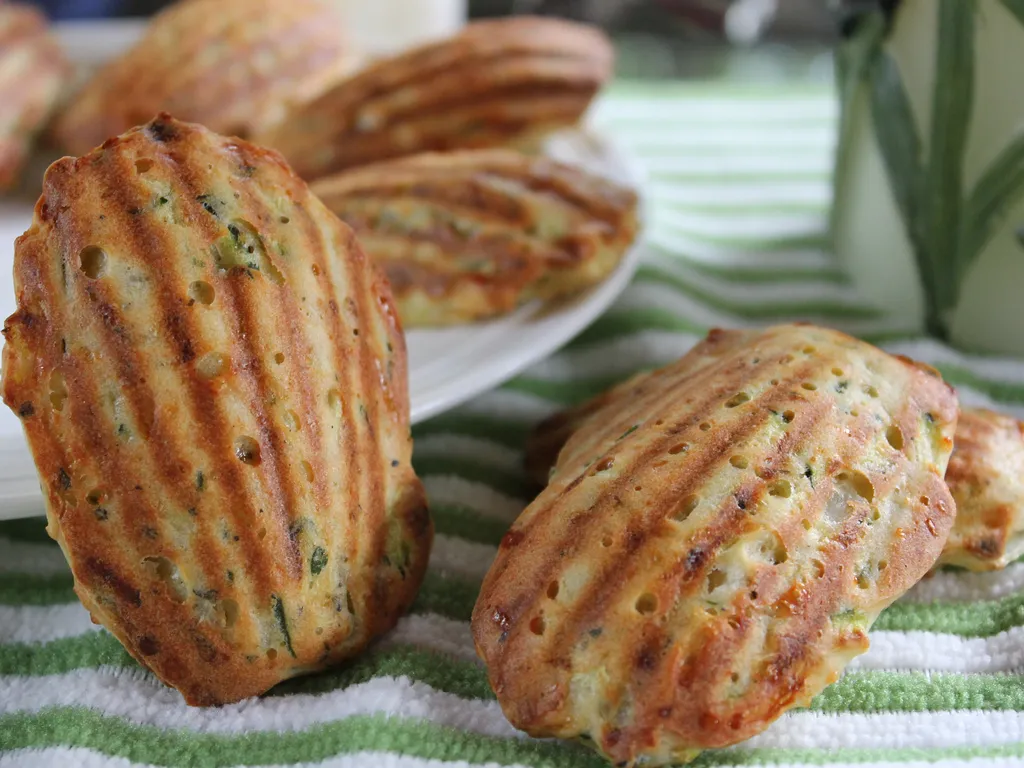 Zucchini madeleines...