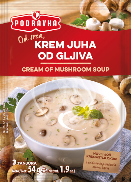 Cream of mushroom soup