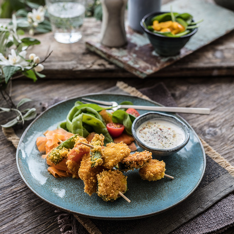 Křupavé kuřecí špejle