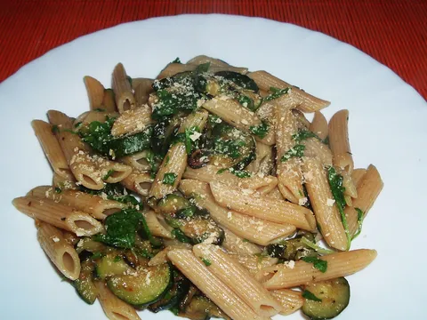 Pasta sa tikvicama i rukolom