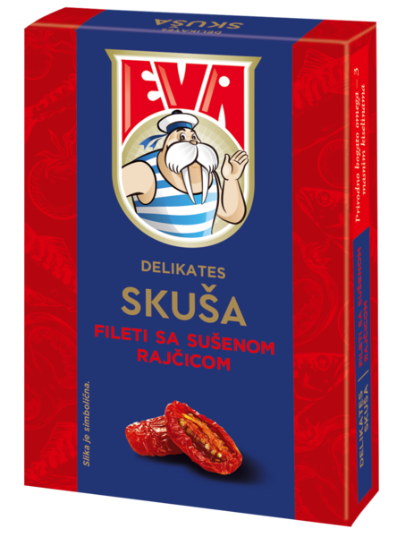 Delikates skuša fileti sa sušenom rajčicom