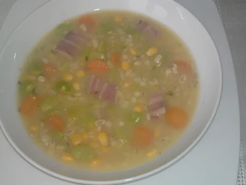 Ječmena kaša s bobom by Mema