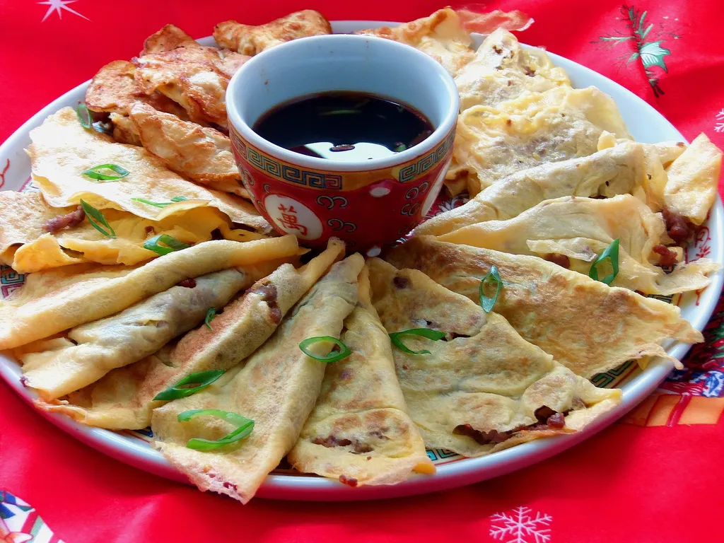 Huang dumplings/nadjevena kineske knedlice od jaja