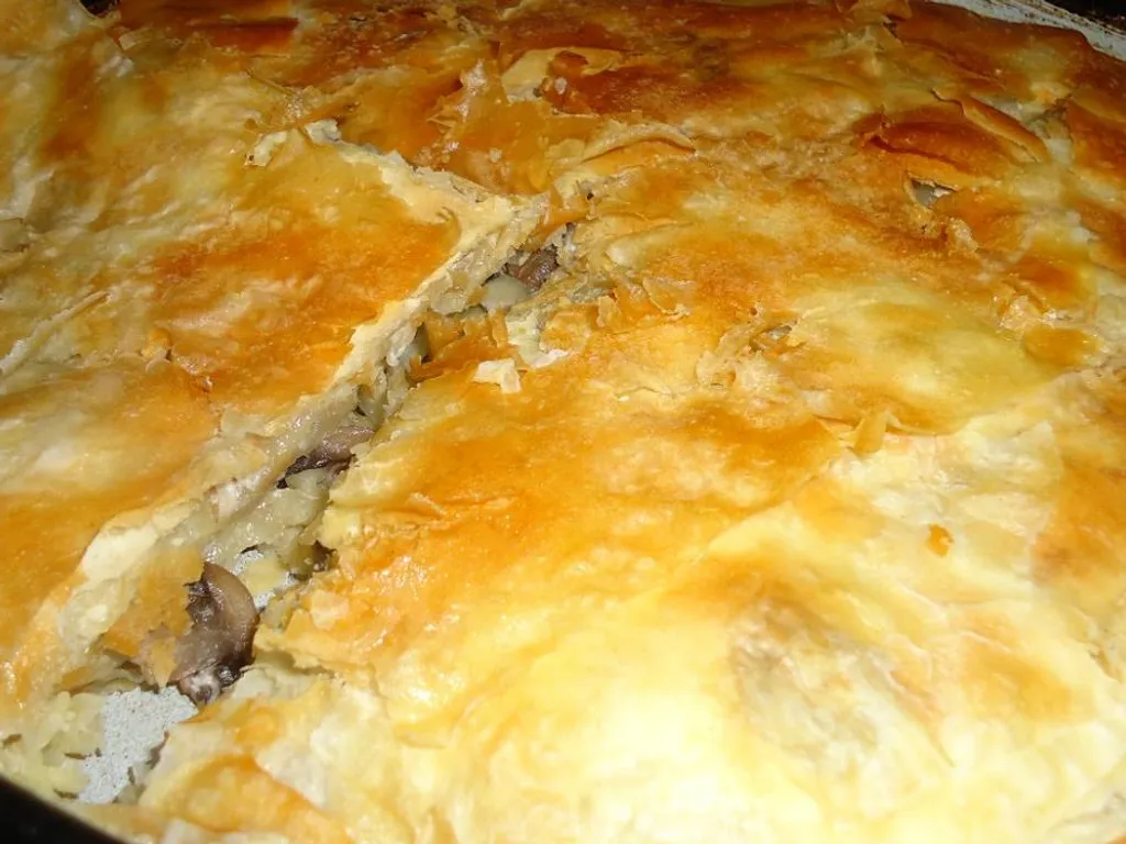 Pita sa Gljivama (Sampinjonima)