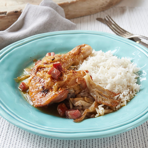 Syté kuře s hlívou ústřičnou