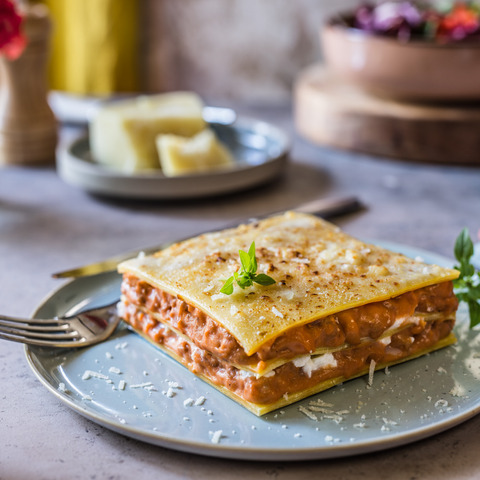 Lasagna with ricotta