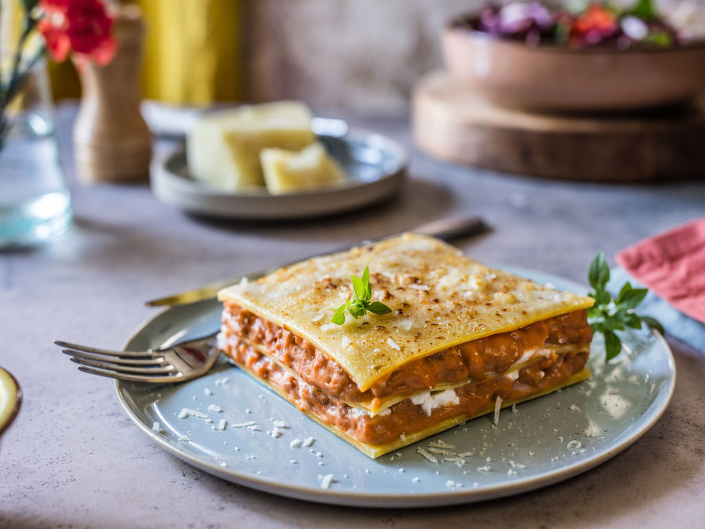 Lasagna with ricotta
