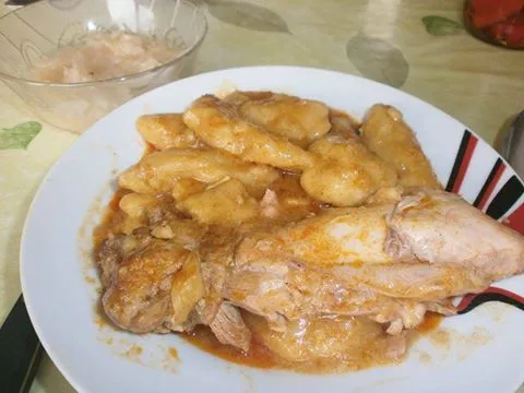 Pureći paprikaš sa knedlicama