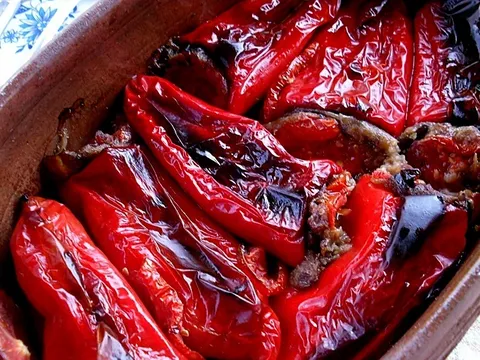 Paprike punjene patlidžanom - marijanac80