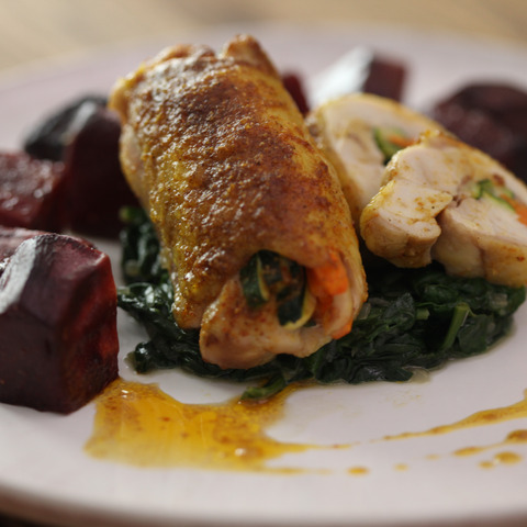 Šťavnaté kuřecí závitky