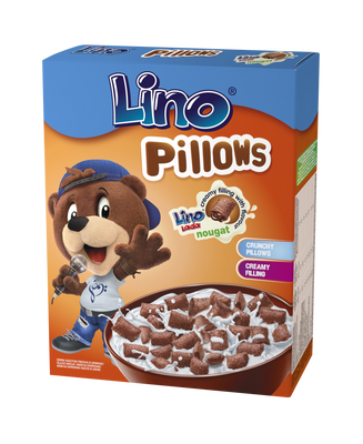 Lino Pillows - Pernițe umplute cu Lino Lada cremă tartinabilă de cacao
