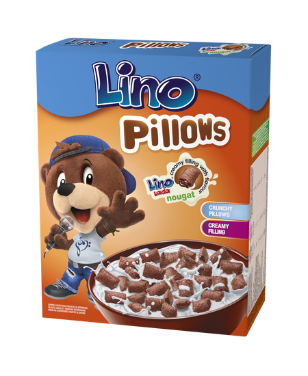 Lino Pillows - Pernițe umplute cu Lino Lada cremă tartinabilă de cacao