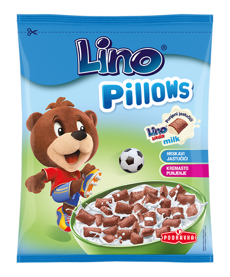 Lino Pillows - Pernițe umplute cu cremă tartinabilă Lino Lada lapte