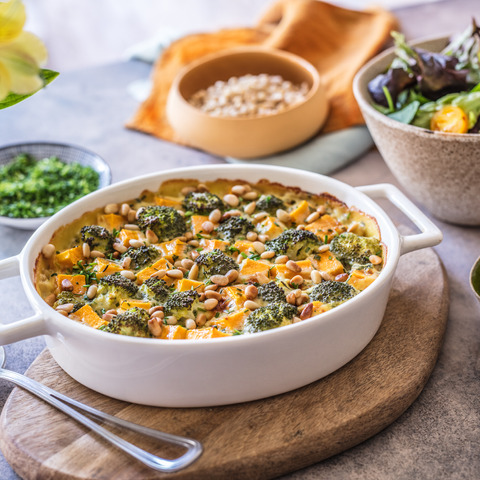 Four cheese vegetables