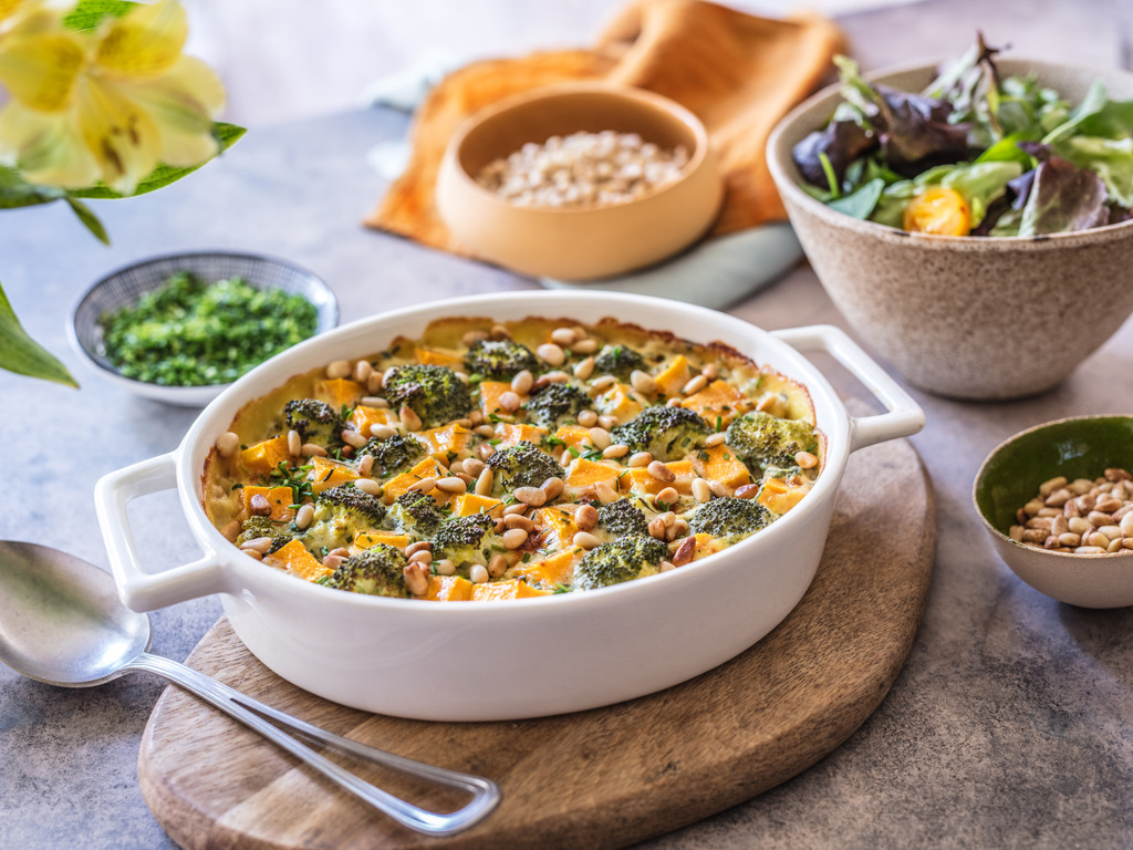Four cheese vegetables