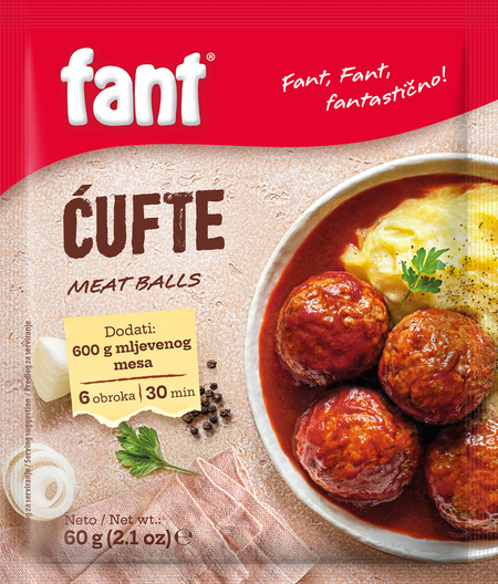 Fant seasoning mix for meat balls